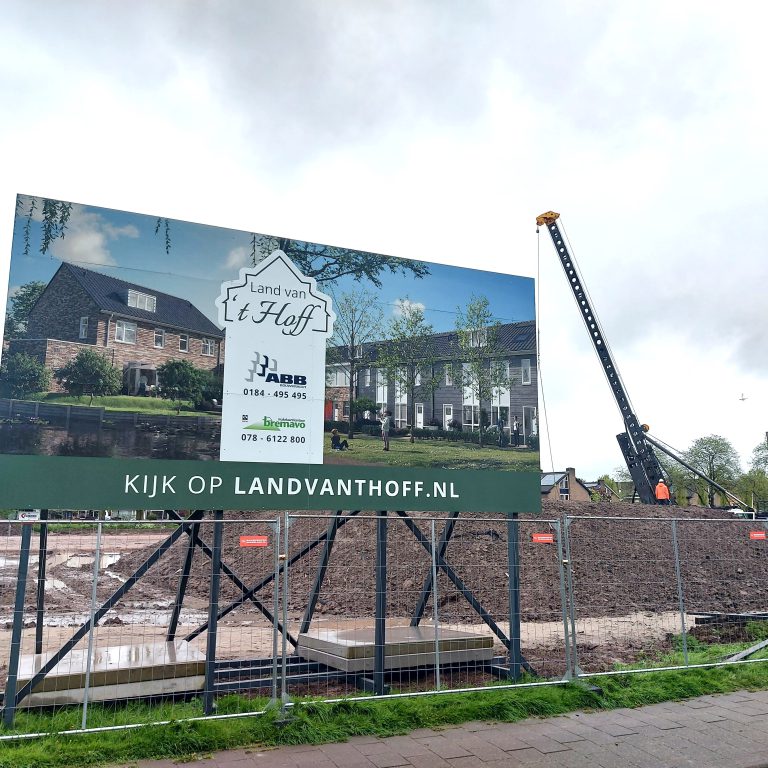 Afbeelding Bouw Land van ’t Hoff in Zwijndrecht van start!